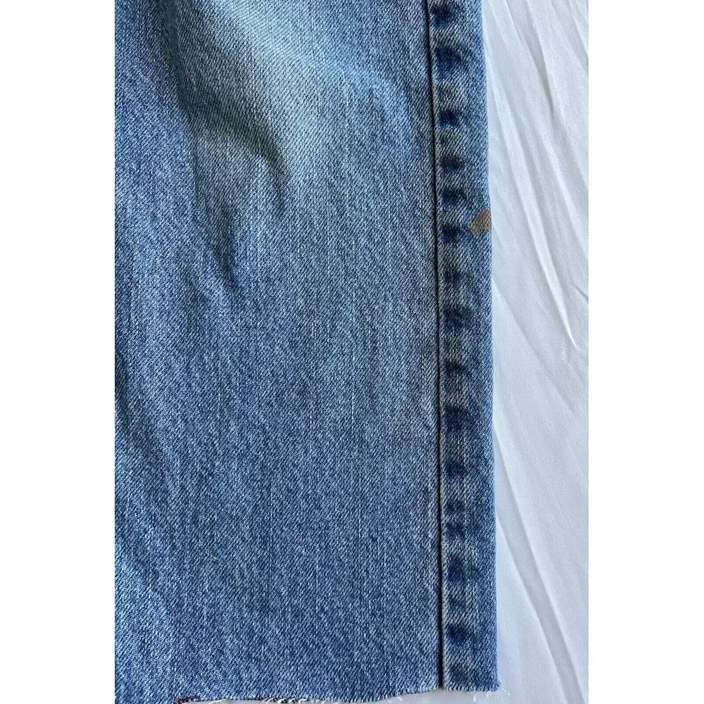 Vintage 80s‎ 90s Lee Jeans High Waist Tapered Mom USA Made Women 8 27x27